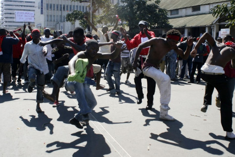 Protestors take to the streets of Malawi's commercial capital Blantyre