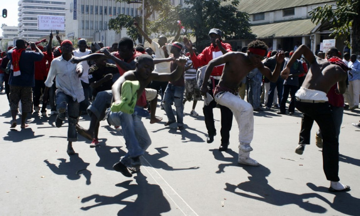 Protestors take to the streets of Malawi&#039;s commercial capital Blantyre