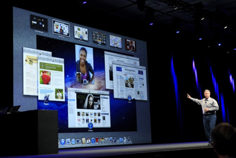 Phil Schiller speaks about improvements to OS X Lion during the Apple Worldwide Developers Conference in San Francisco