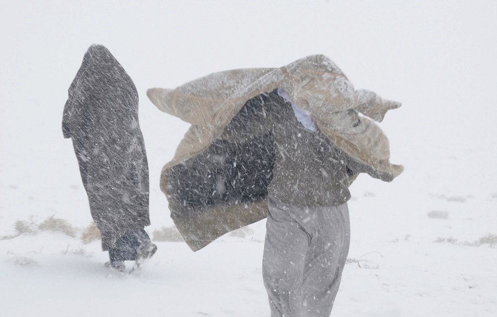 Saudi Arabia's Winter Wonderland: Snowstorm Alexa Turns Desert White ...