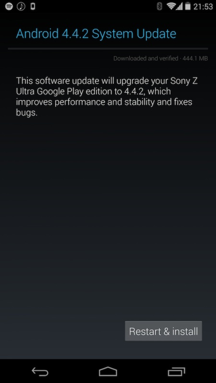 Sony Z Ultra Google Play Edition Gets Android 4.4.2 KOT49H Bug-Fix Update [Download Links]