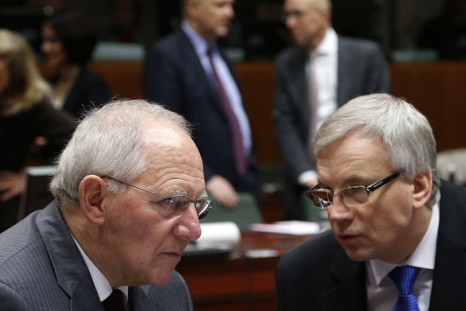 German Finance Minister Wolfgang Schaeuble EU