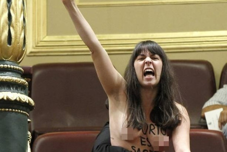 Femen topless protest