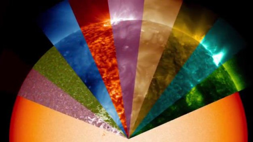 Nasa's video shows lights in all colours emitted by the sun but are invisible to the naked eye. Nasa's video shows lights in all colours emitted by the sun but are invisible to the naked eye.
