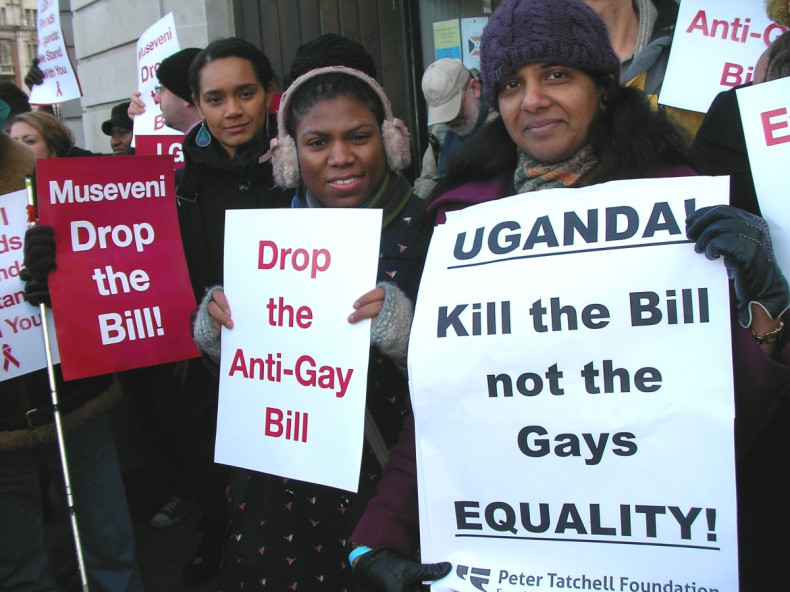 London protest against the Uganda Anti-Homosexuality Bill