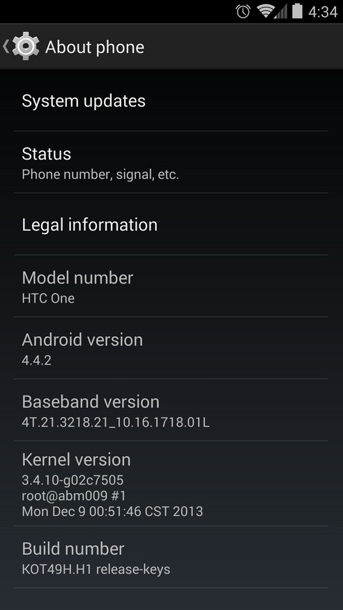 Android 4.4.2 KitKat Android 4.4.2 KitKat