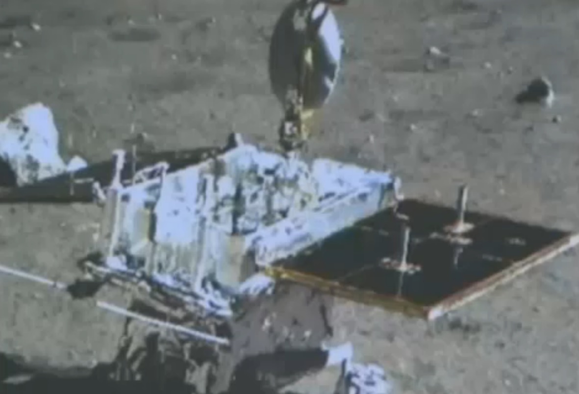 China Releases First Pictures of Rabbit on the Moon