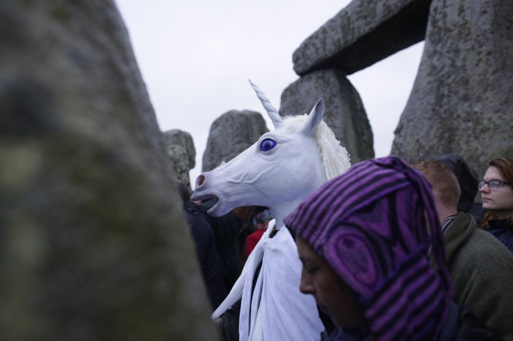 Druids gather at Stonehenge for 2013 Winter Solstice