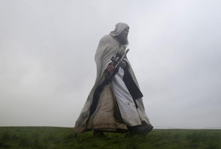 Druids gather at Stonehenge for 2013 Winter Solstice