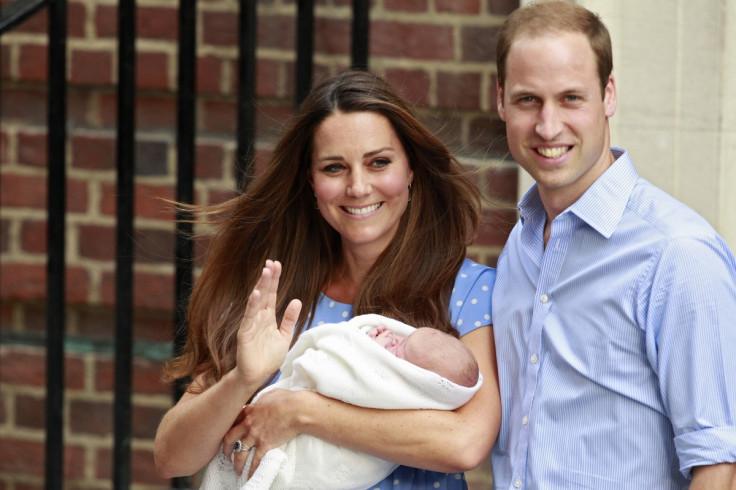 Kate Middleton, Prince George and Prince William.