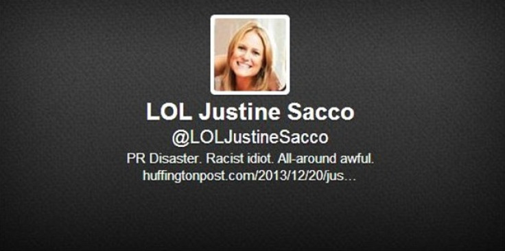 Justine Sacco on Twitter