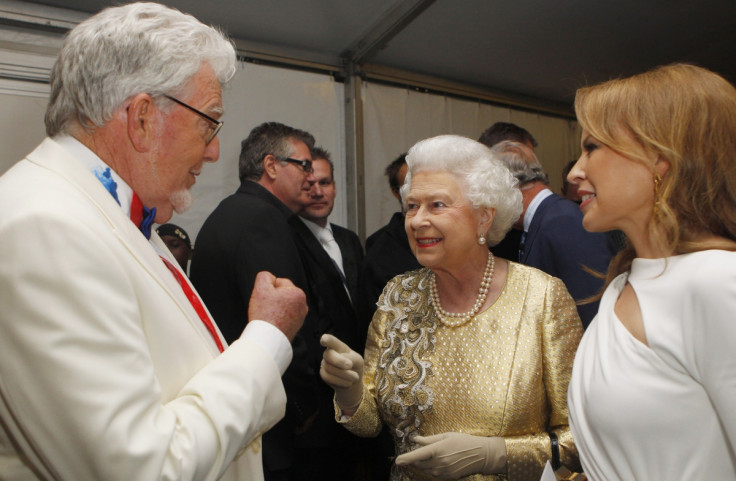 Rolf Harris and Her Majesty the Queen at the Diamond Jubilee, last year