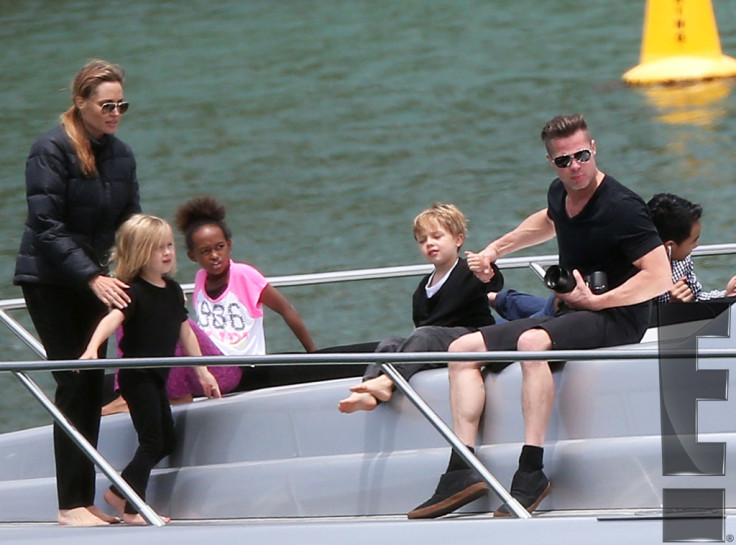 Brad Pitt and Angelina Jolie on Family Holiday for Christmas