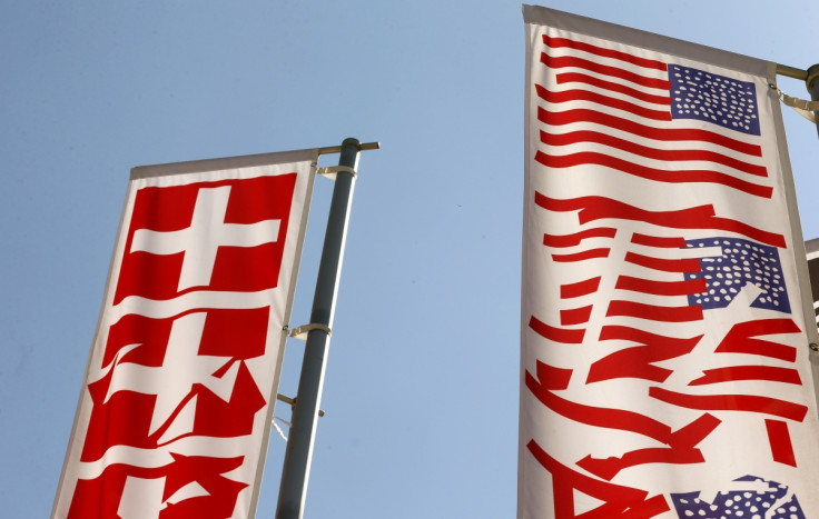 Swiss US flags