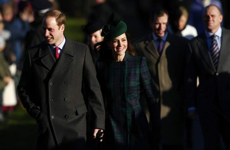 Prince WIlliam and Kate Middeleton at  Sandringham