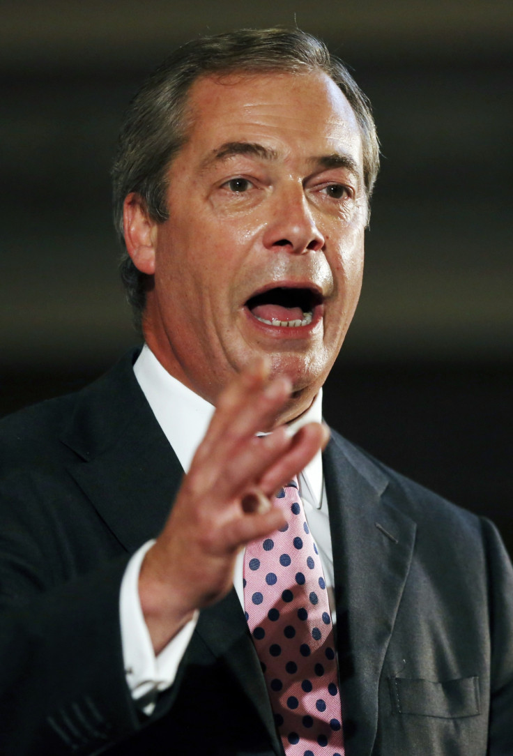 UKIP leader Nigel Farage