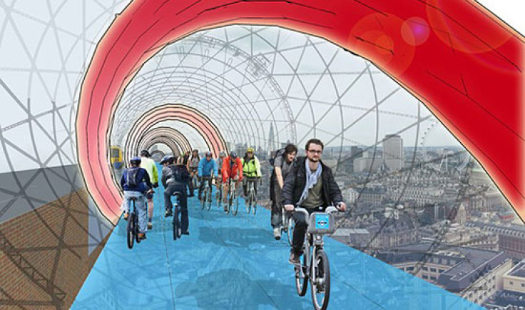Skycycle is aimed at speeding up journeys and creating new routes above the streets of London.