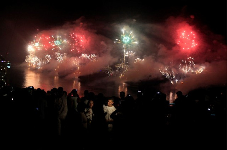 New Year celebrations in Rio, Brazil