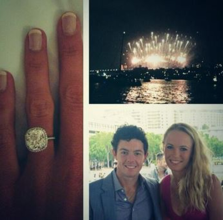 Tennis star Caroline Wozniacki and golfer Rory McIlroy are engaged to marry.