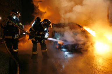 France Fire Car Burn Strasbourg New Year's