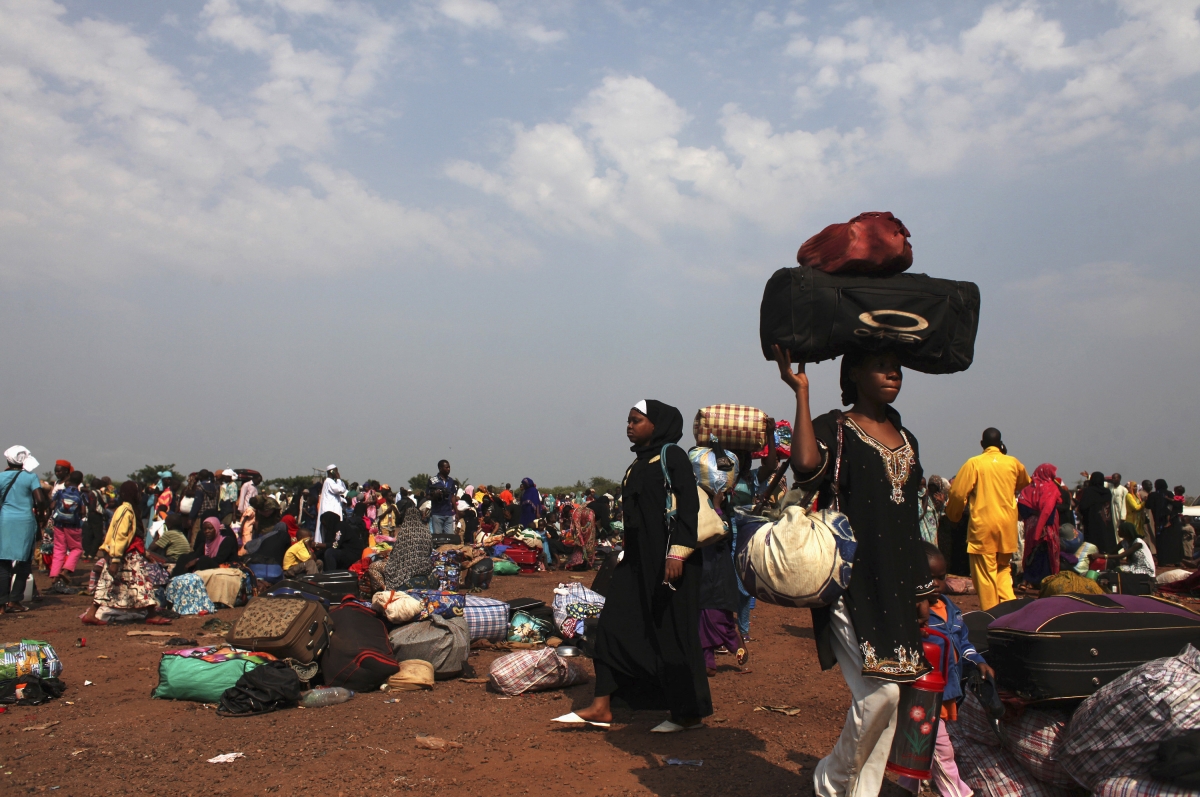 Bangui displaced people