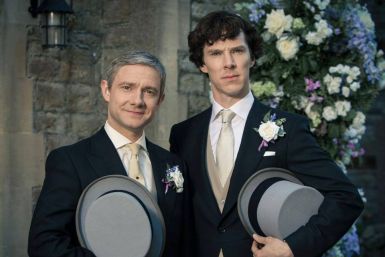 Watson with his best man Sherlock in episode 2 of season 3