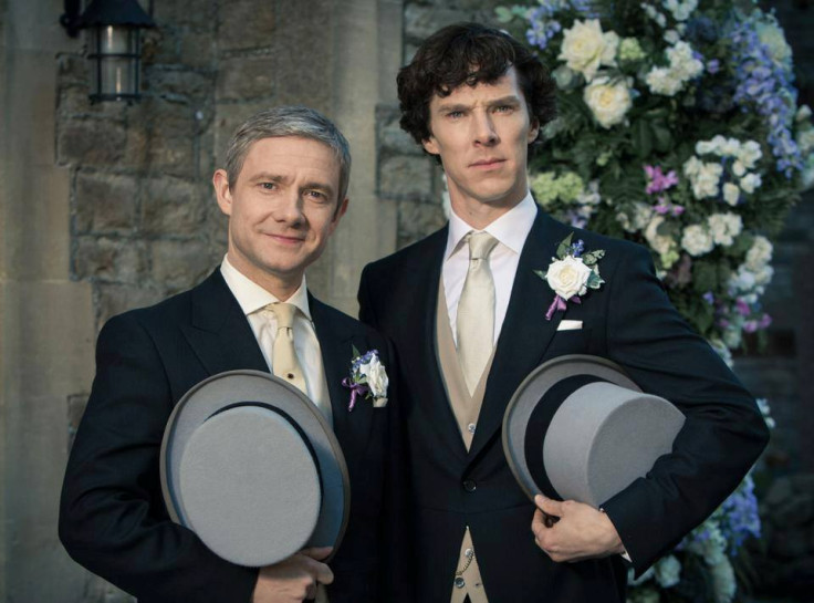 Watson with his best man Sherlock in episode 2 of season 3