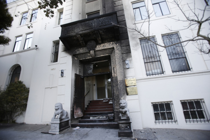 Chinese consulate San Francisco fire