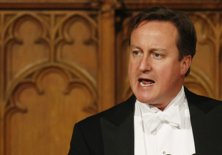 Prime Minister David Cameron at Lord Mayor's Banquet