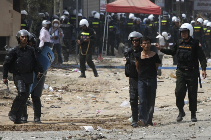 Cambodia garment workers