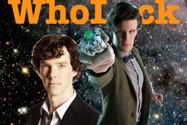 Fan-made poster of Sherlock and Doctor Who crossover episode