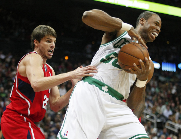 Jason Collins in action for the Celtics before coming out as gay