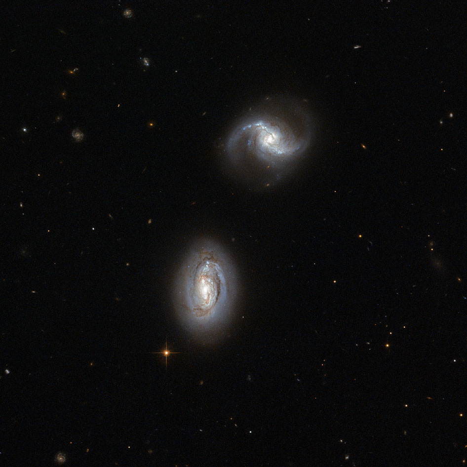 hubble two galaxies