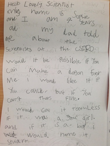 Australian Girl Sophie Finally Gets Dragon After Writing Letter to ...