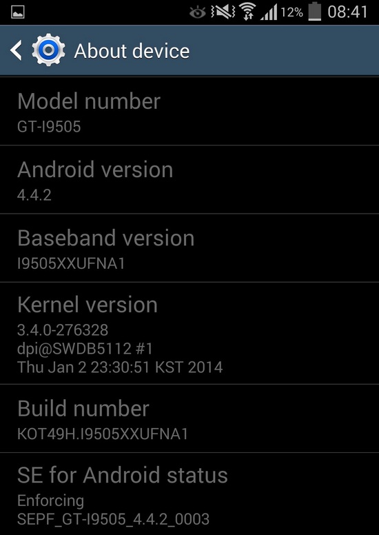 Android 4.4.2 KitKat Android 4.4.2 KitKat