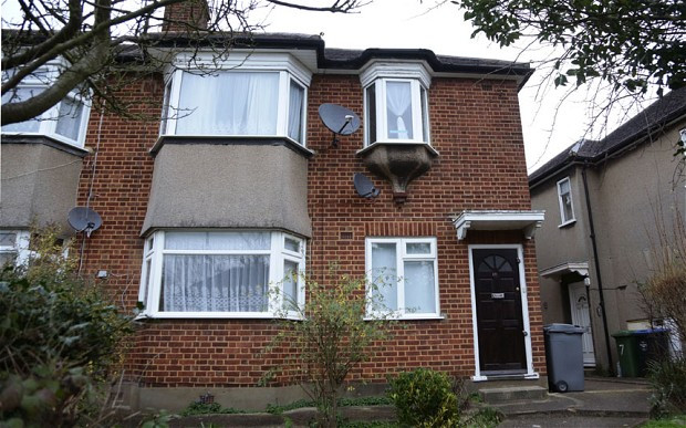 Harrow Flat Where Mother and Two Children are Found Dead