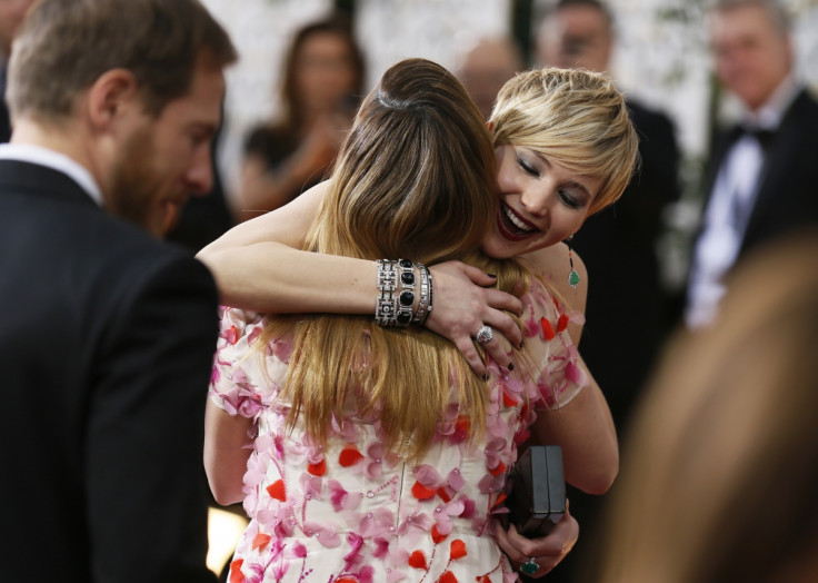 Golden Globes 2014 winner: Jennifer Lawrence looks like she gives a good hug