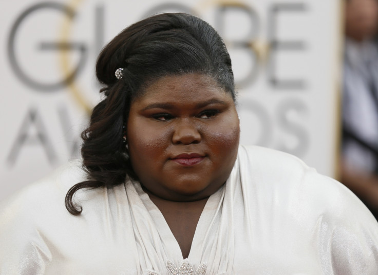 Actress Gabourey Sidibe arrives at the 71st annual Golden Globe Awards in Beverly Hills, California January 12, 2014.