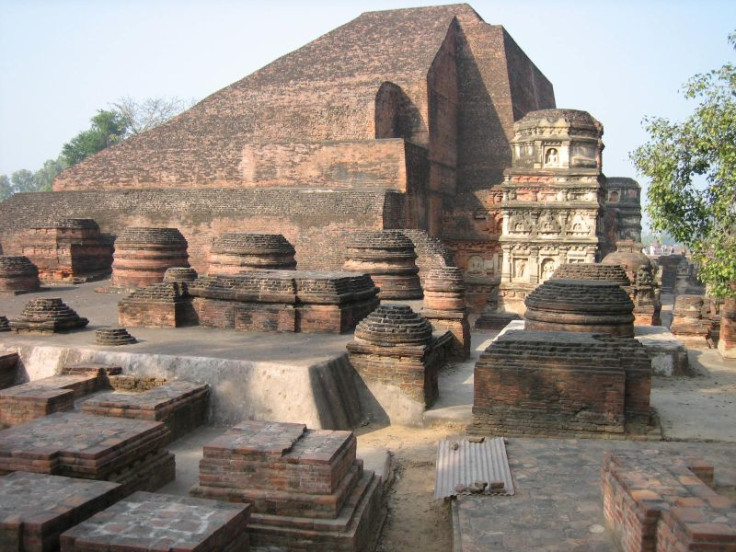 Ruins of Nalanda University in Bihar, India