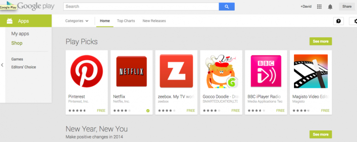 Google Play app store