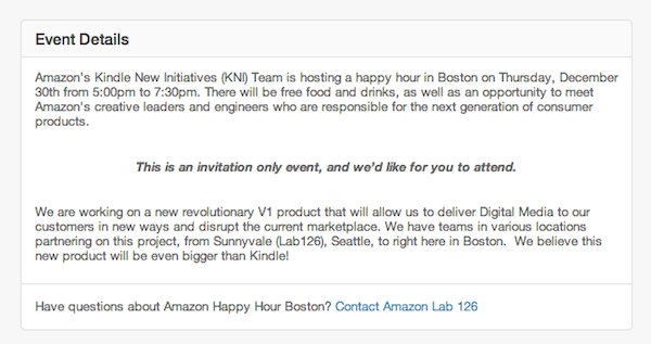 Amazon planning mystery device that will be Amazon planning mystery device that will be