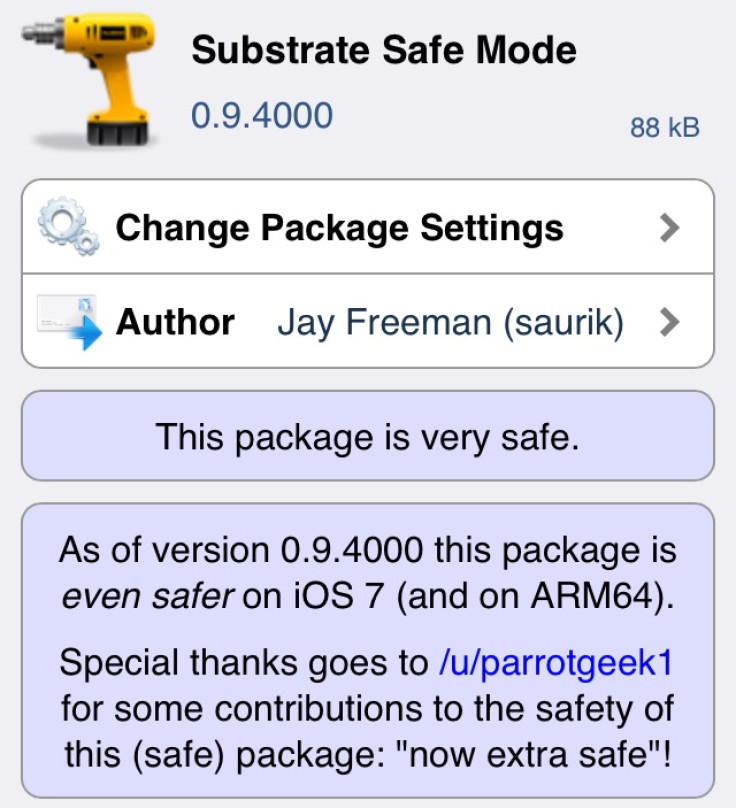 iOS 7 Untethered Jailbreak: Updated Substrate Safe Mode Supports A7 Devices