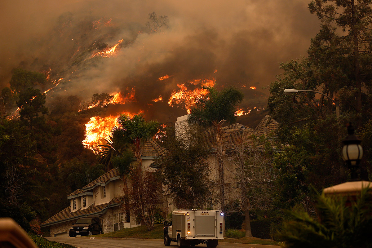 california fires houses