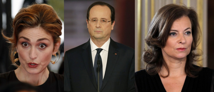 Francois Hollande, Julie Gayet and Valerie Trierweiler