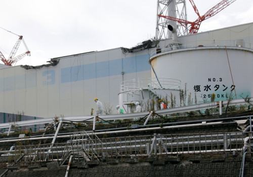 Fukushima Daiichi Nuclear Plant No.3 Reactor Building Fukushima Daiichi Nuclear Plant No.3 Reactor Building