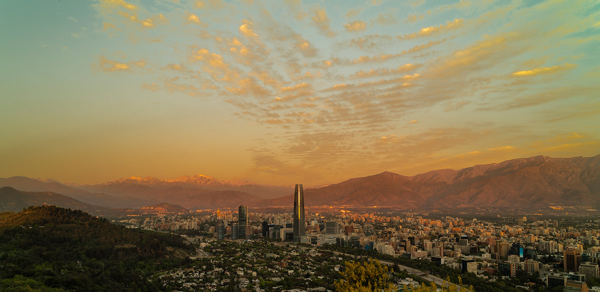 Robert W Griffiths, Santiago Sunset, Chile