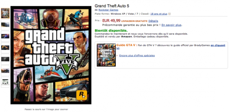GTA 5: PC Release Imminent as Pre-Orders Go Live on Amazon