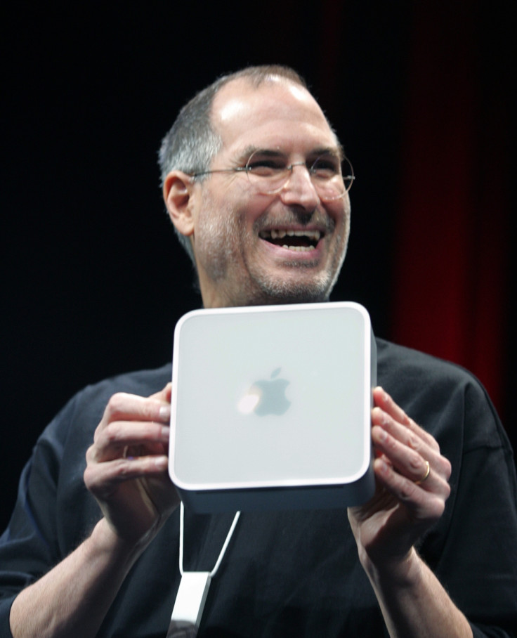 Steve Jobs with Mac Mini