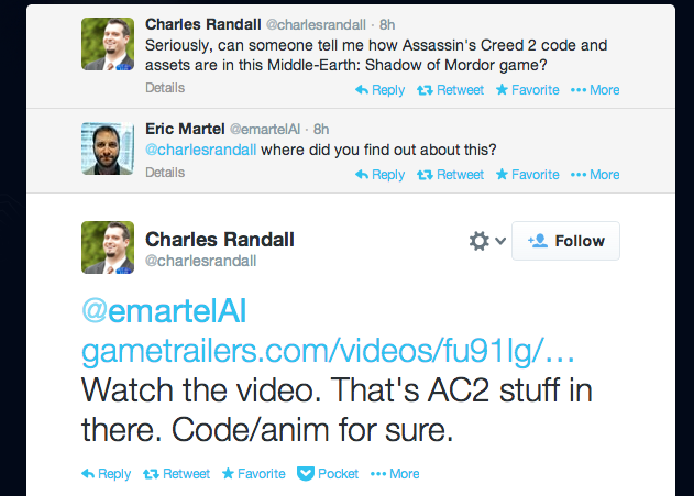 Shadow of Mordor Accused of Using Assassin's Creed II Code