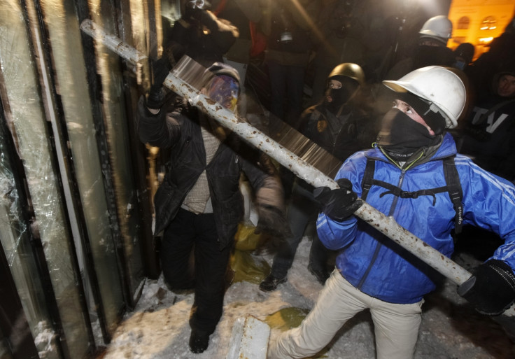 Protests in Kiev, Ukraine